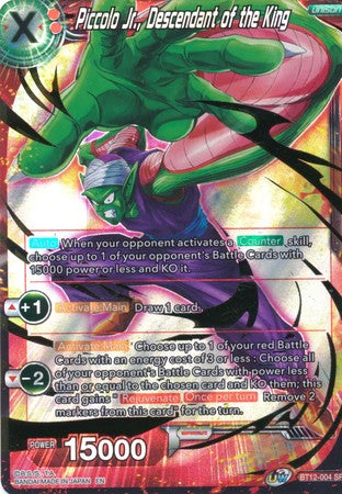 Piccolo Jr., Descendant of the King (BT12-004) [Vicious Rejuvenation] | Dragon's Lair Comics and Fantasy Houston TX