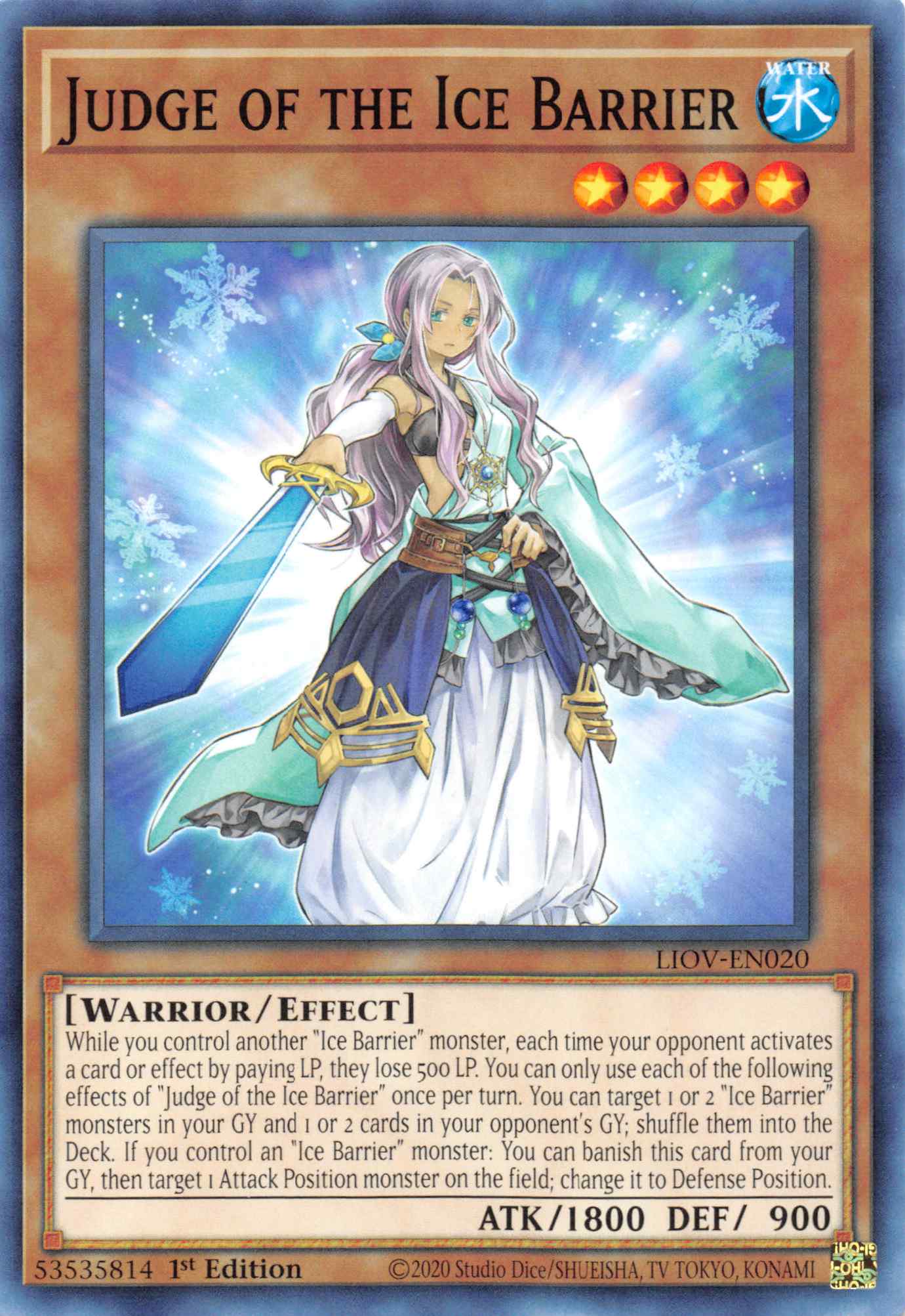 Judge of the Ice Barrier [LIOV-EN020] Common | Dragon's Lair Comics and Fantasy Houston TX