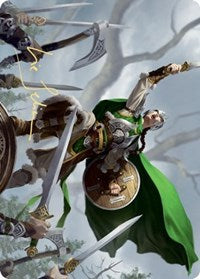 Maja, Bretagard Protector Art Card (Gold-Stamped Signature) [Kaldheim Art Series] | Odin's Place