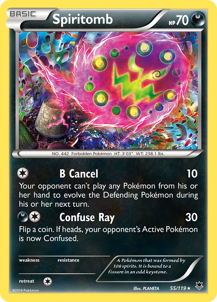 Spiritomb (55/119) [XY: Phantom Forces] | Dragon's Lair Comics and Fantasy Houston TX