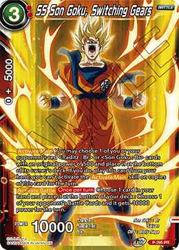 SS Son Goku, Switching Gears (P-295) [Tournament Promotion Cards] | Dragon's Lair Comics and Fantasy Houston TX