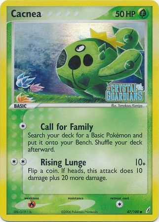 Cacnea (47/100) (Stamped) [EX: Crystal Guardians] | Dragon's Lair Comics and Fantasy Houston TX