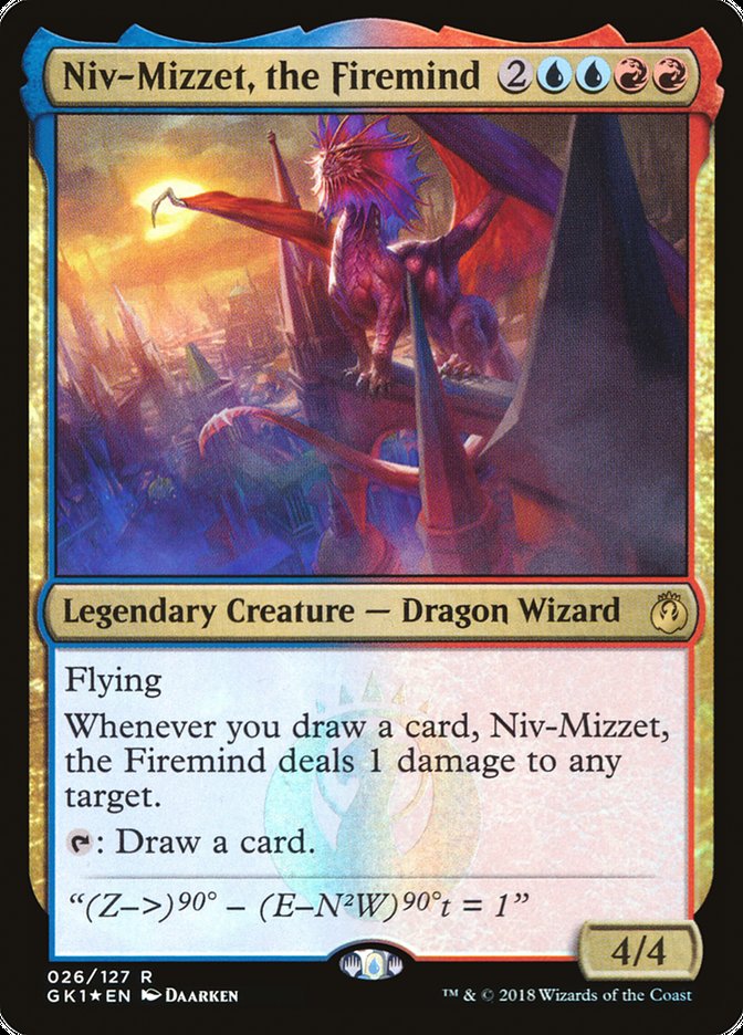 Niv-Mizzet, the Firemind [Guilds of Ravnica Guild Kit] | Dragon's Lair Comics and Fantasy Houston TX