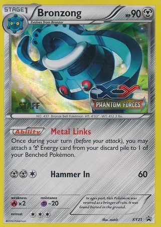 Bronzong (XY21) (Staff) [XY: Black Star Promos] | Dragon's Lair Comics and Fantasy Houston TX