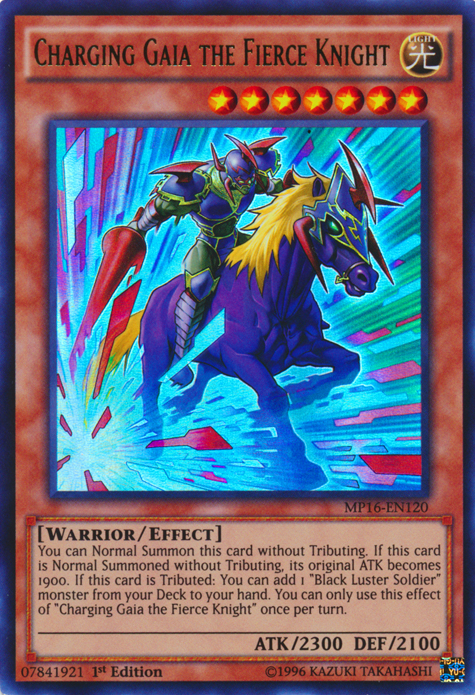 Charging Gaia the Fierce Knight [MP16-EN120] Ultra Rare | Dragon's Lair Comics and Fantasy Houston TX