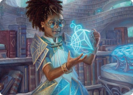 Zimone, Quandrix Prodigy Art Card [Strixhaven: School of Mages Art Series] | Dragon's Lair Comics and Fantasy Houston TX