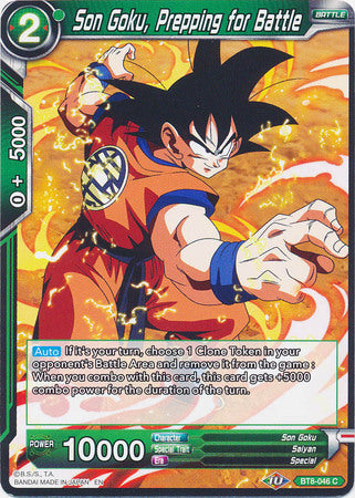 Son Goku, Prepping for Battle (BT8-046) [Malicious Machinations] | Dragon's Lair Comics and Fantasy Houston TX