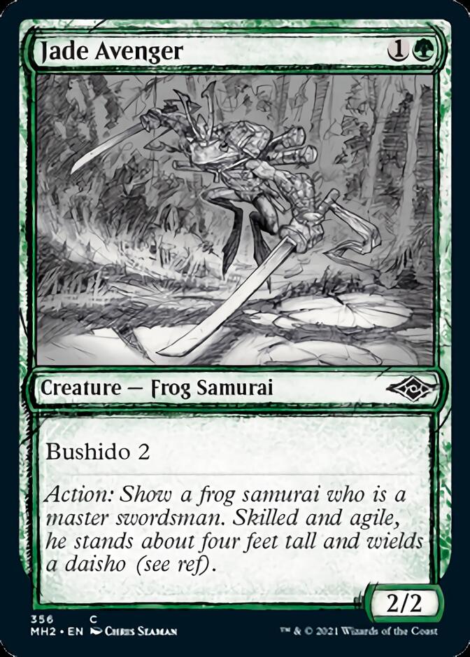 Jade Avenger (Sketch) [Modern Horizons 2] | Dragon's Lair Comics and Fantasy Houston TX