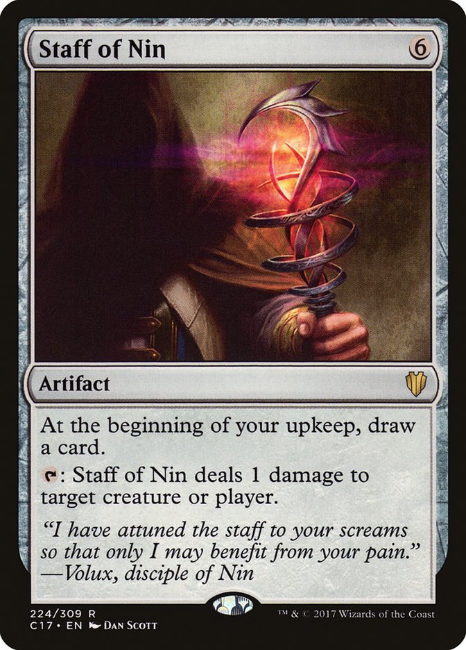 Staff of Nin [Commander 2017] | Dragon's Lair Comics and Fantasy Houston TX