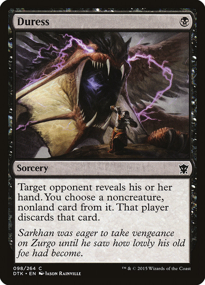 Duress [Dragons of Tarkir] | Dragon's Lair Comics and Fantasy Houston TX