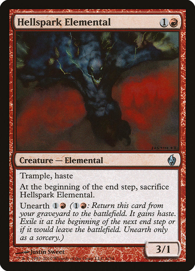 Hellspark Elemental [Premium Deck Series: Fire and Lightning] | Dragon's Lair Comics and Fantasy Houston TX