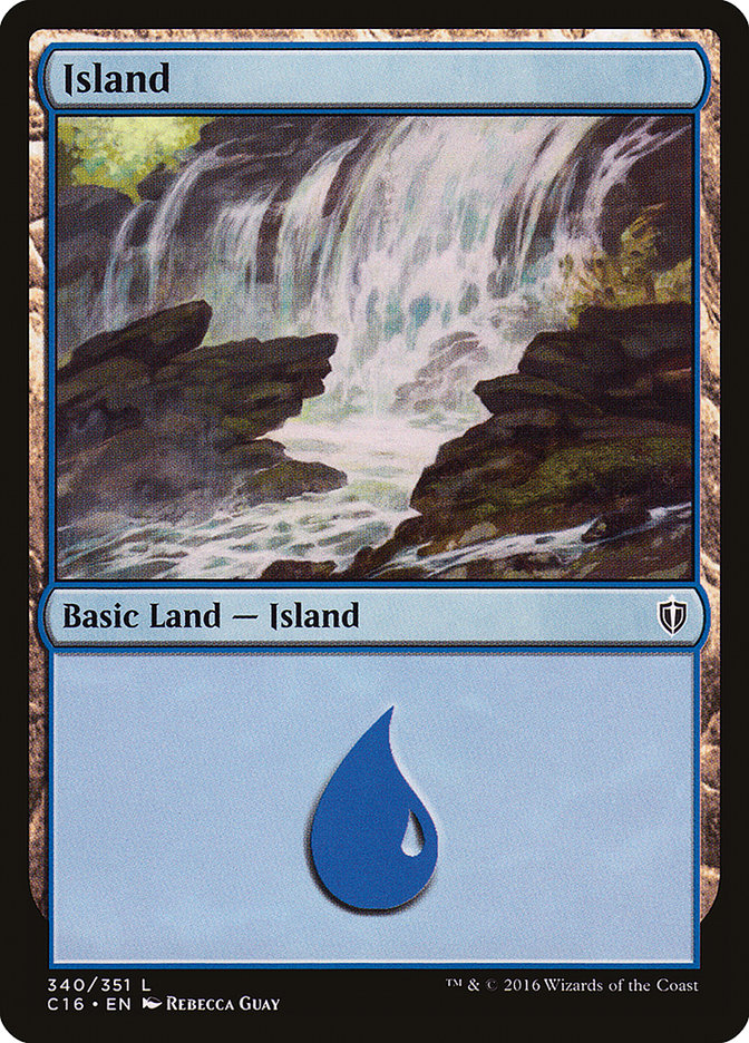 Island (340) [Commander 2016] | Dragon's Lair Comics and Fantasy Houston TX