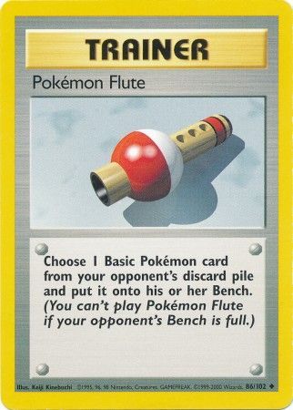 Pokemon Flute (86/102) [Base Set Unlimited] | Dragon's Lair Comics and Fantasy Houston TX