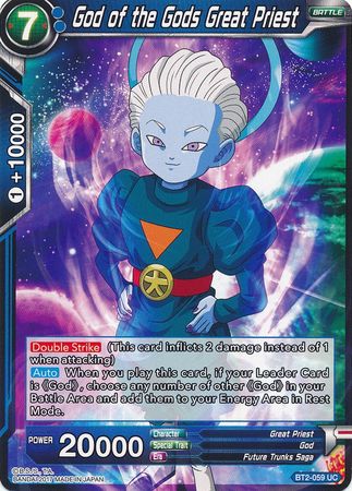 God of the Gods Great Priest (BT2-059) [Union Force] | Dragon's Lair Comics and Fantasy Houston TX