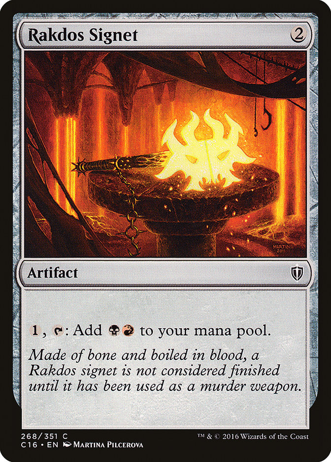 Rakdos Signet [Commander 2016] | Dragon's Lair Comics and Fantasy Houston TX
