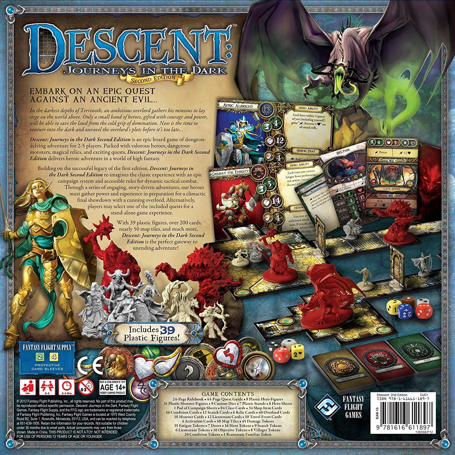 Descent: Journeys in the Dark (Second Edition) | Dragon's Lair Comics and Fantasy Houston TX