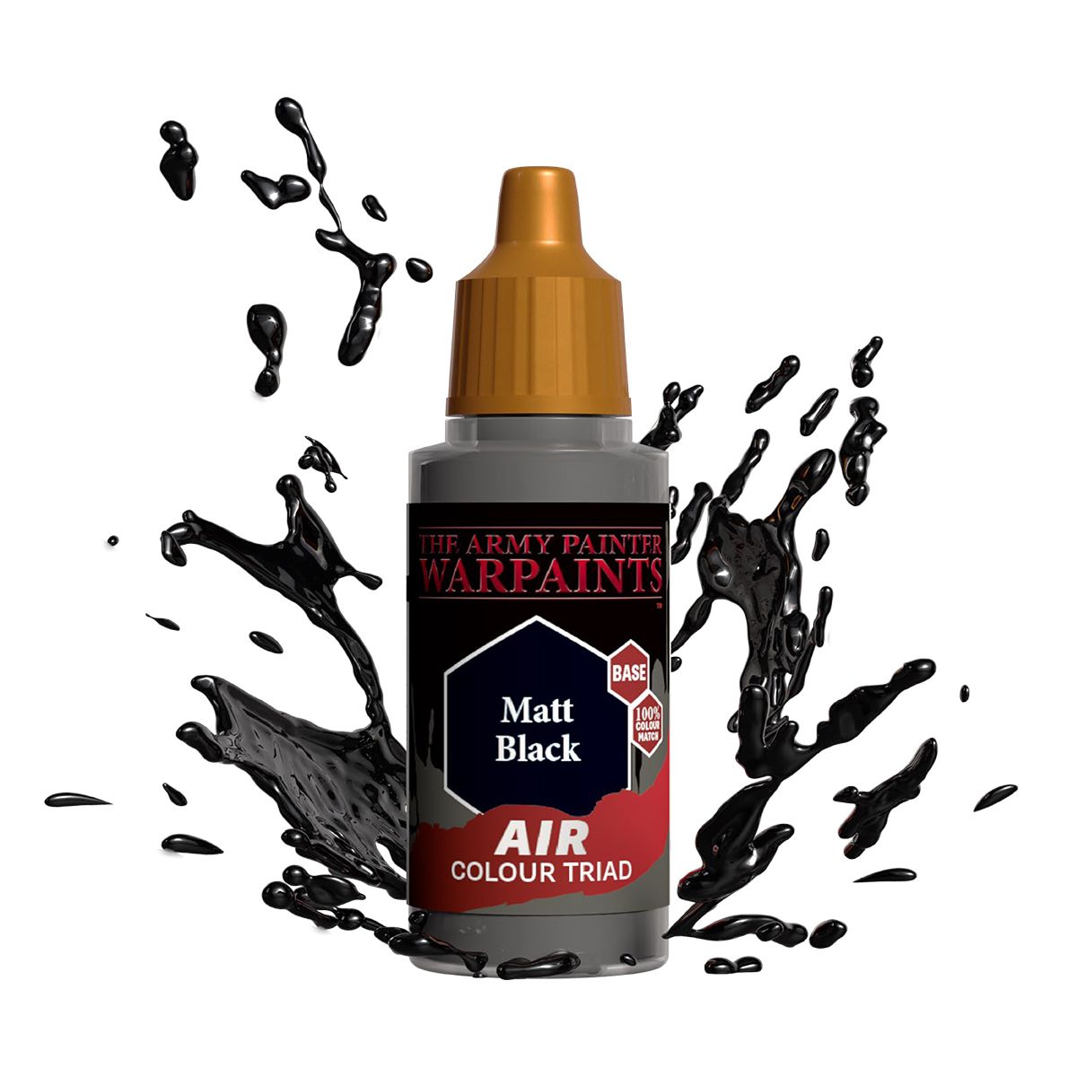 Army Painter Air Paint: Matt Black | Dragon's Lair Comics and Fantasy Houston TX