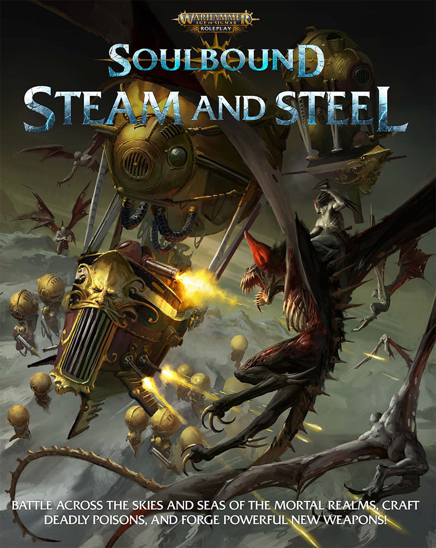 Warhammer Fantasy Age of Sigmar RPG: Steam and Steel | Dragon's Lair Comics and Fantasy Houston TX