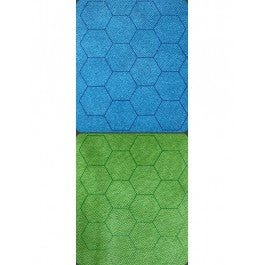 Chessex Double-Sided Megamat Blue-Green With 1 Inch Squares/Hexes | Dragon's Lair Comics and Fantasy Houston TX