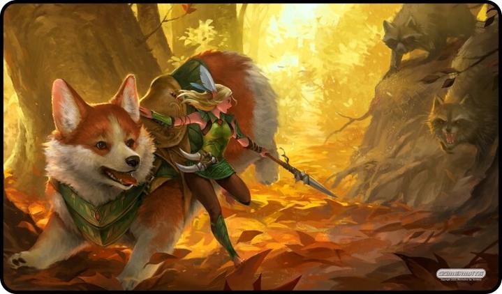 Gamer Mats Corgi and Elf Playmat | Dragon's Lair Comics and Fantasy Houston TX