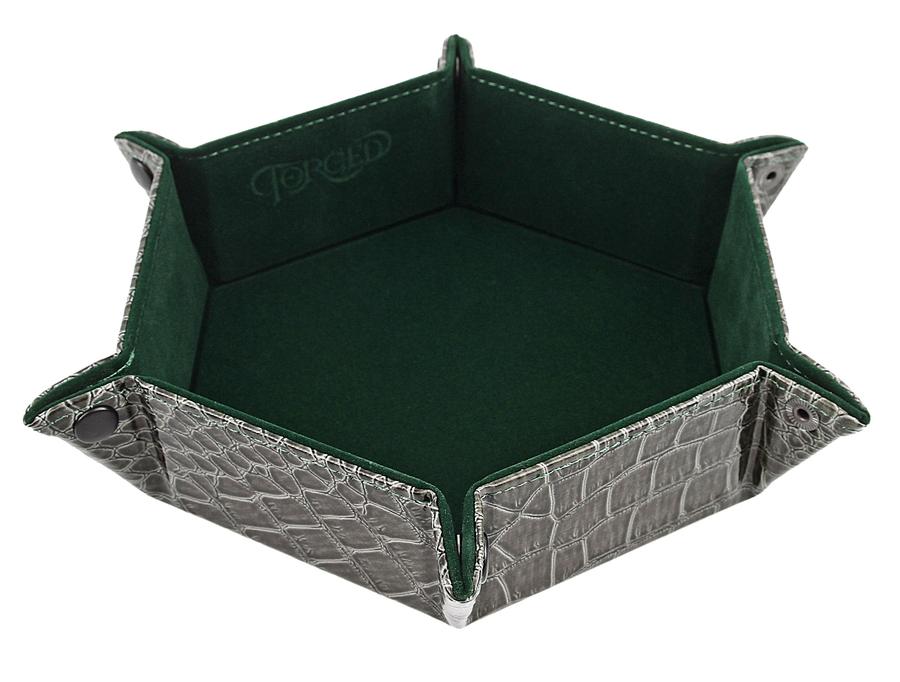 Forged Gaming Hexagon Snap Folding Dice Tray - Various Colors | Dragon's Lair Comics and Fantasy Houston TX