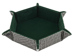 Forged Gaming Hexagon Snap Folding Dice Tray - Various Colors | Dragon's Lair Comics and Fantasy Houston TX