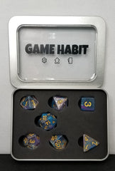 Game Habit Cosmic Nebula Poly 7 Dice Set | Dragon's Lair Comics and Fantasy Houston TX