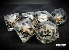 Game Habit Bone Daddy Poly 7 Dice Set | Dragon's Lair Comics and Fantasy Houston TX