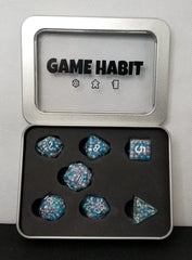 Game Habit The Ice King Poly 7 Dice Set | Dragon's Lair Comics and Fantasy Houston TX