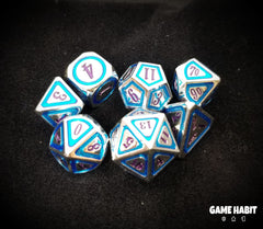 Game Habit Blame it on the Rain Poly 7 Dice Set | Dragon's Lair Comics and Fantasy Houston TX