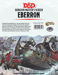 Dungeons and Dragons Eberron DM Screen | Dragon's Lair Comics and Fantasy Houston TX