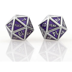 Forged Gaming F*ck Yeah Poly 7 Metal Dice Set | Dragon's Lair Comics and Fantasy Houston TX