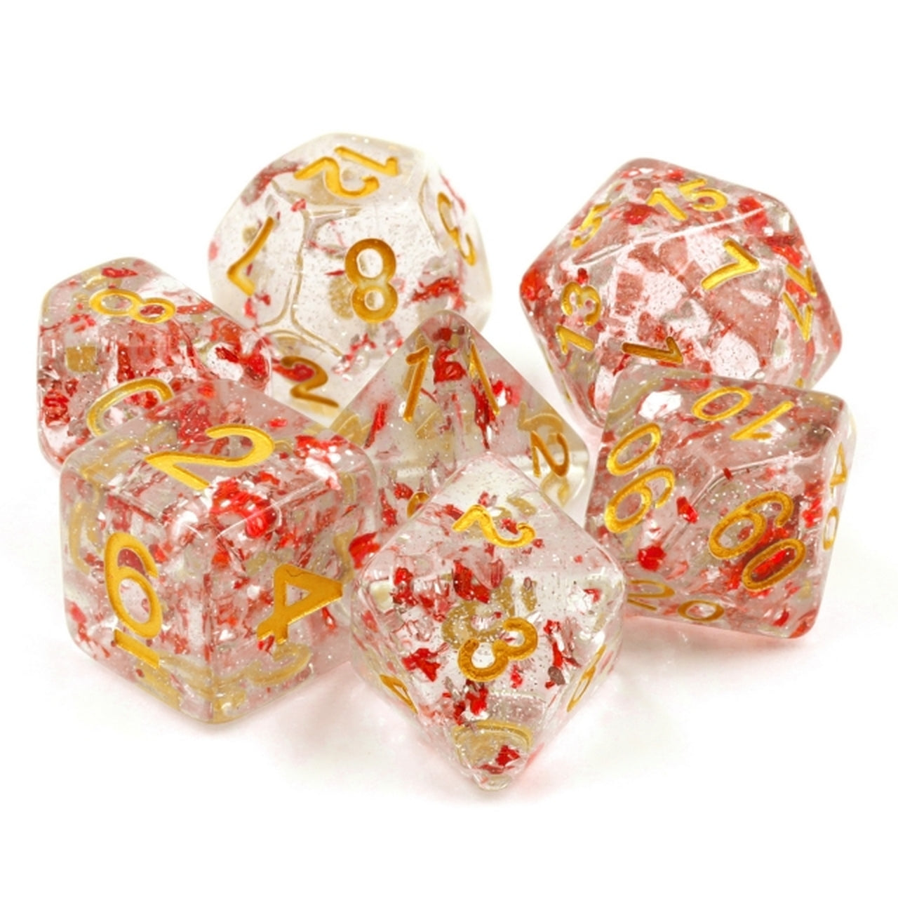 Dragon Dice Metallic Ruby Poly 7 | Dragon's Lair Comics and Fantasy Houston TX