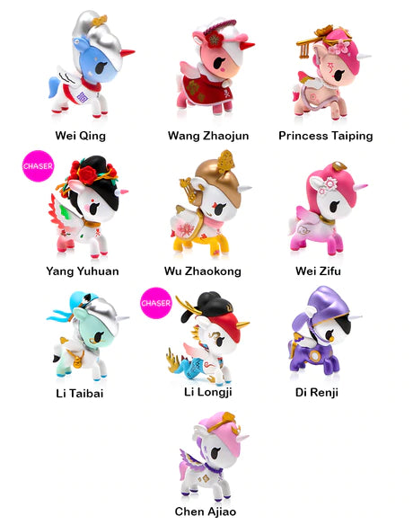 Tokidoki Unicorno Han & Tang Dynasties Blind Box | Dragon's Lair Comics and Fantasy Houston TX