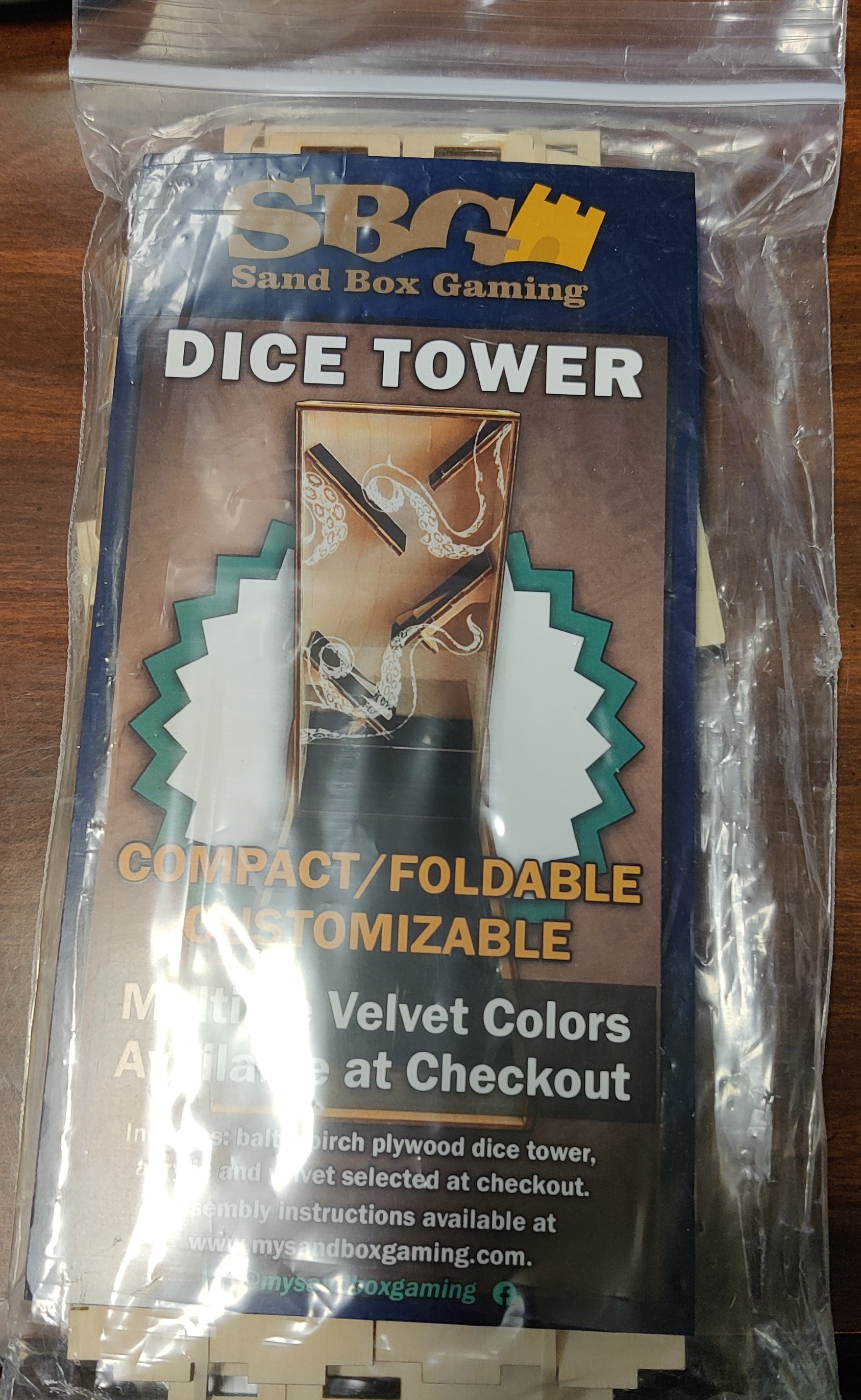 Sand Box Gaming Dice Tower - Tentacles | Dragon's Lair Comics and Fantasy Houston TX