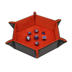Forged Gaming Hexagon Snap Folding Dice Tray - Various Colors | Dragon's Lair Comics and Fantasy Houston TX