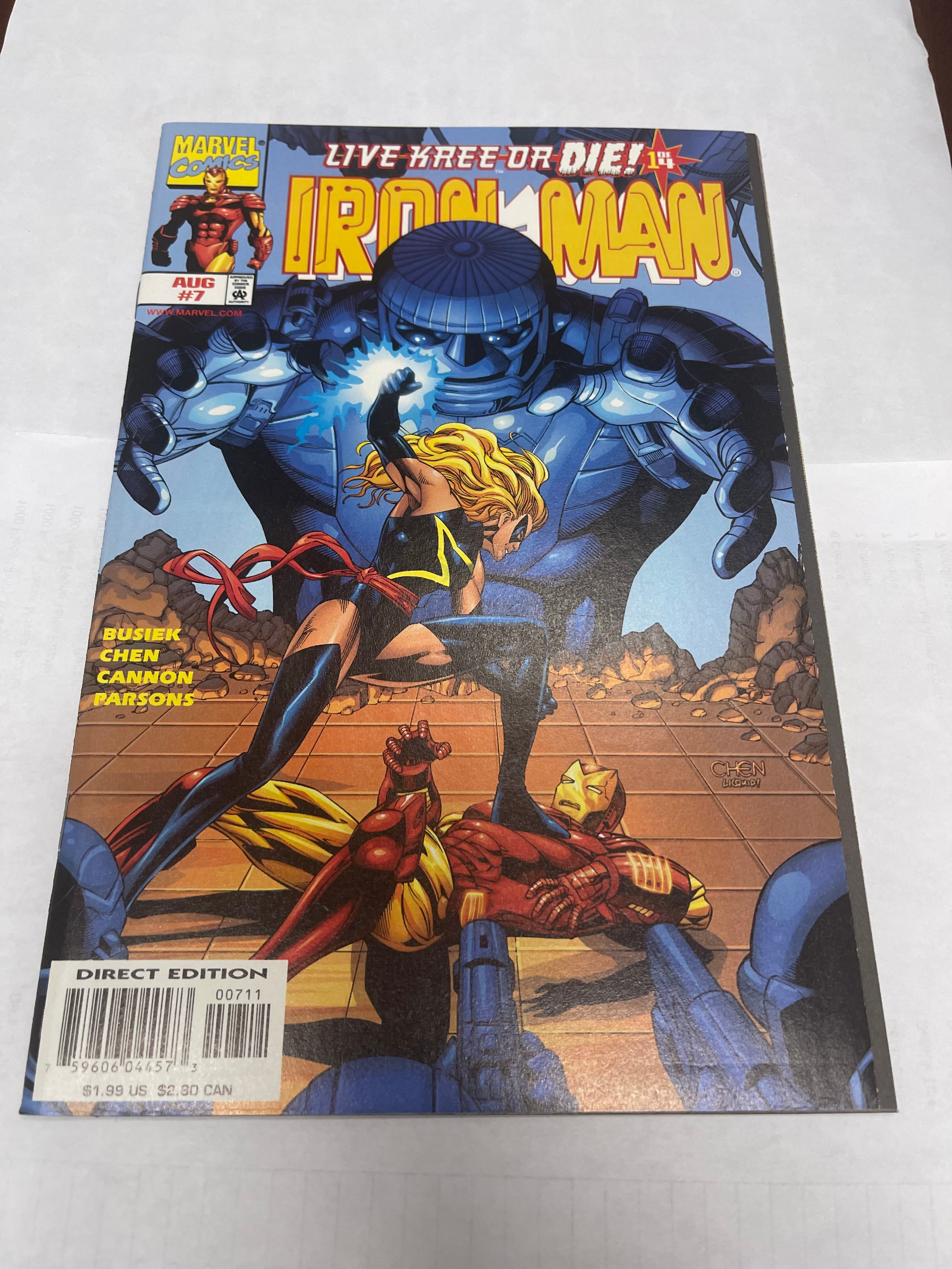 Invincible Iron Man #7 August 1998 | Dragon's Lair Comics and Fantasy Houston TX