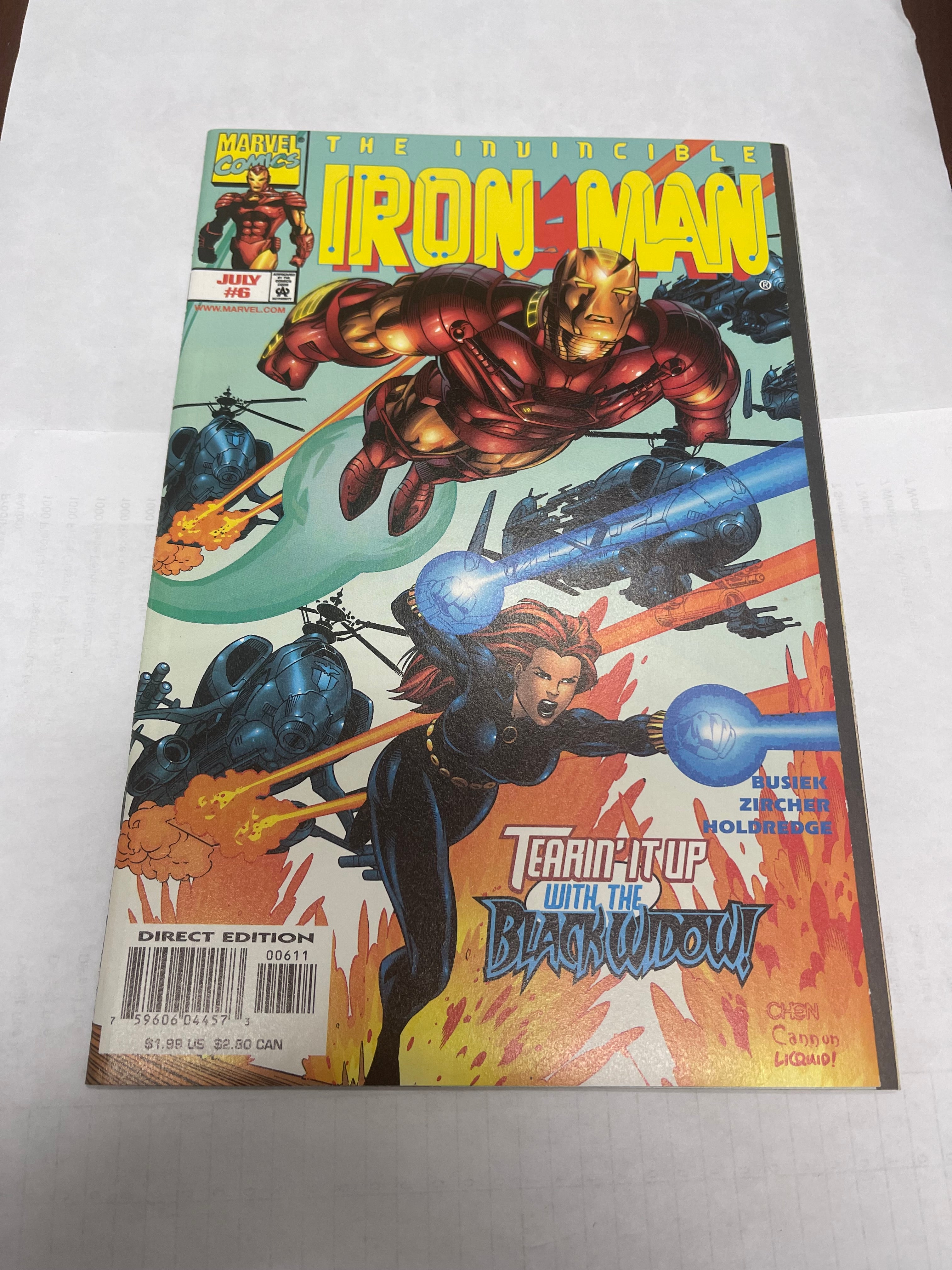 Invincible Iron Man #6 July 1998 | Dragon's Lair Comics and Fantasy Houston TX