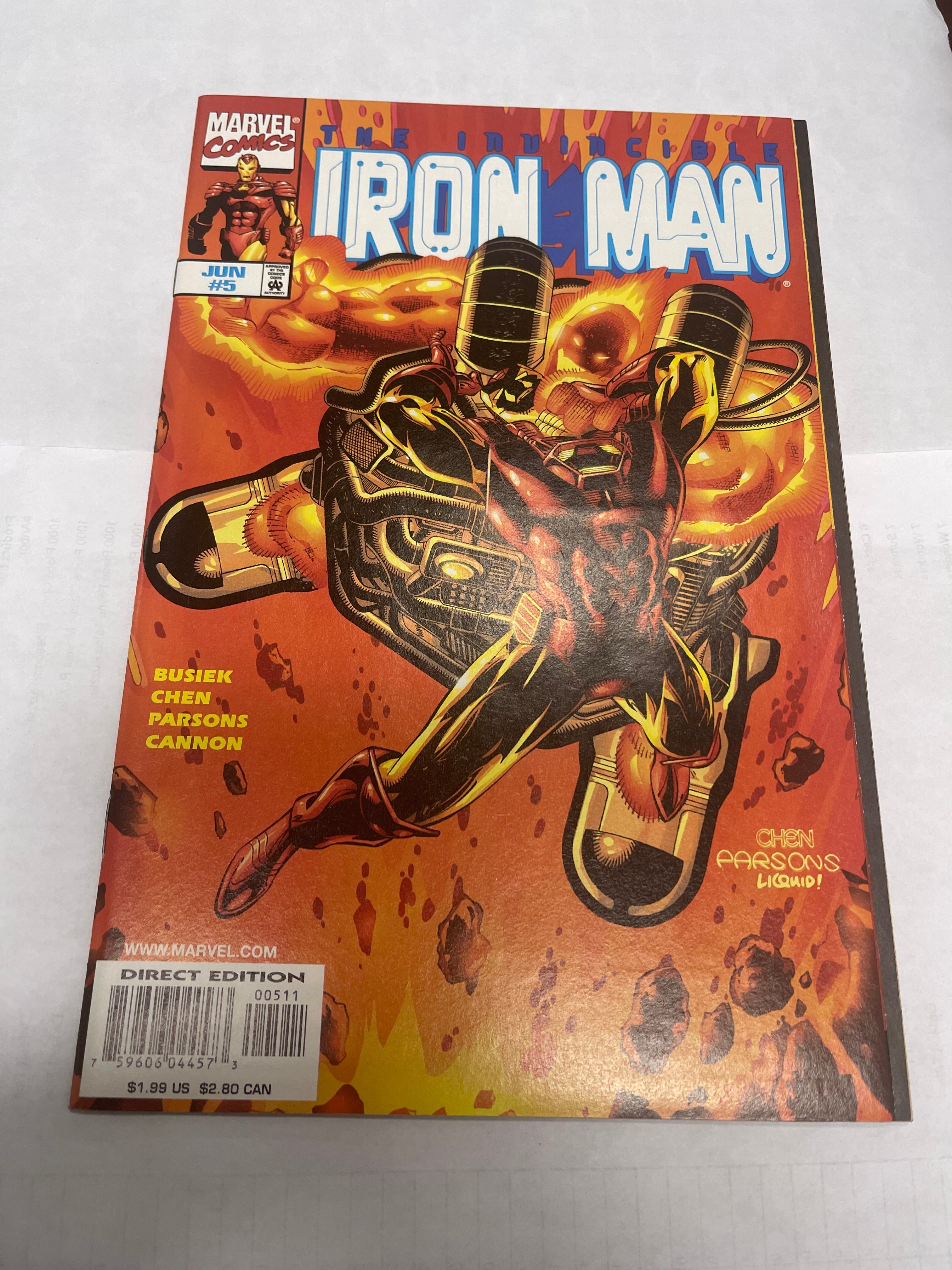 Invincible Iron Man #5 June 1998 | Dragon's Lair Comics and Fantasy Houston TX