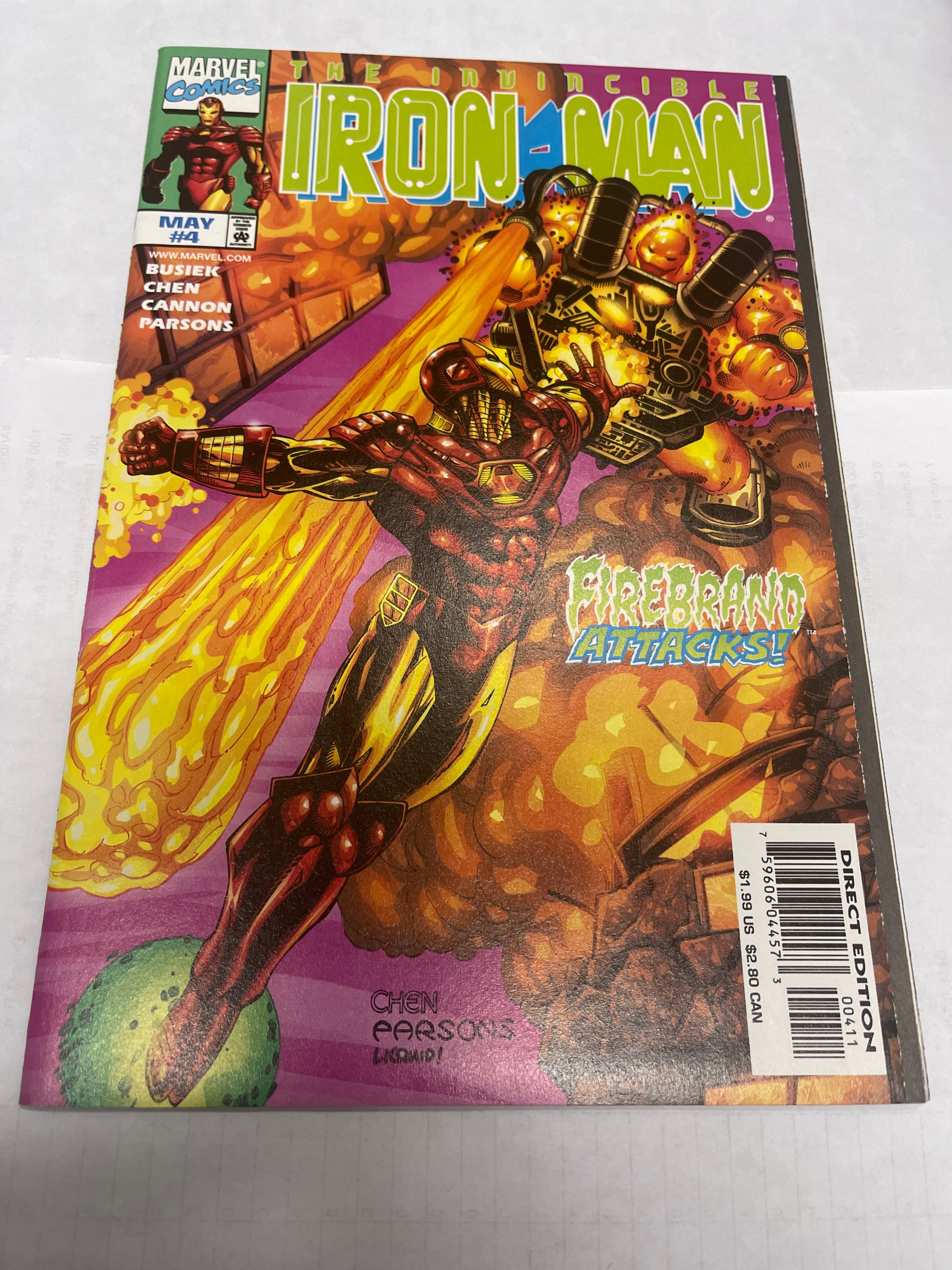 Invincible Iron Man #4 May 1998 | Dragon's Lair Comics and Fantasy Houston TX