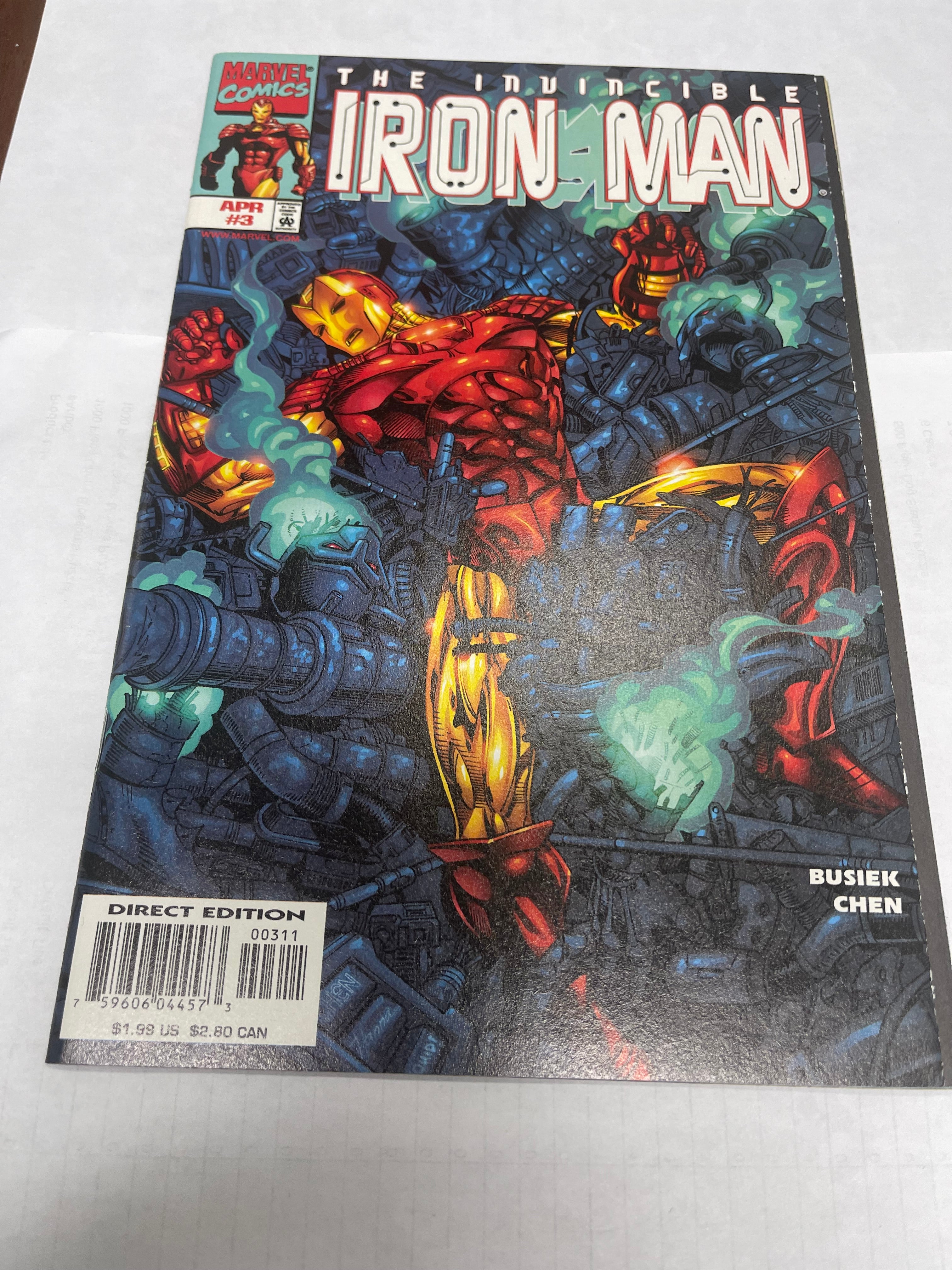 Invincible Iron Man #3 April 1998 | Dragon's Lair Comics and Fantasy Houston TX