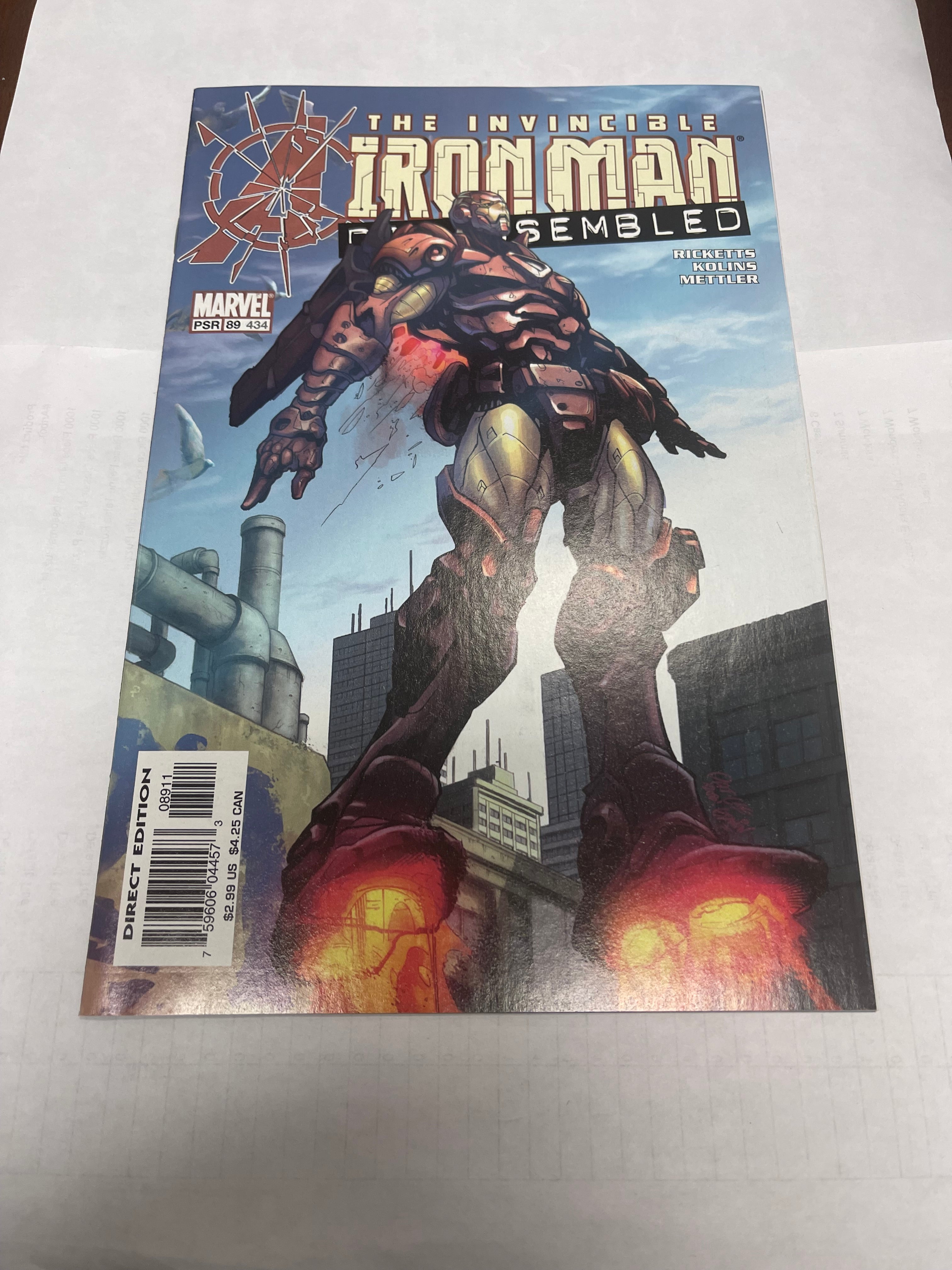 Invincible Iron Man Disassembled #89 December 2004 | Dragon's Lair Comics and Fantasy Houston TX