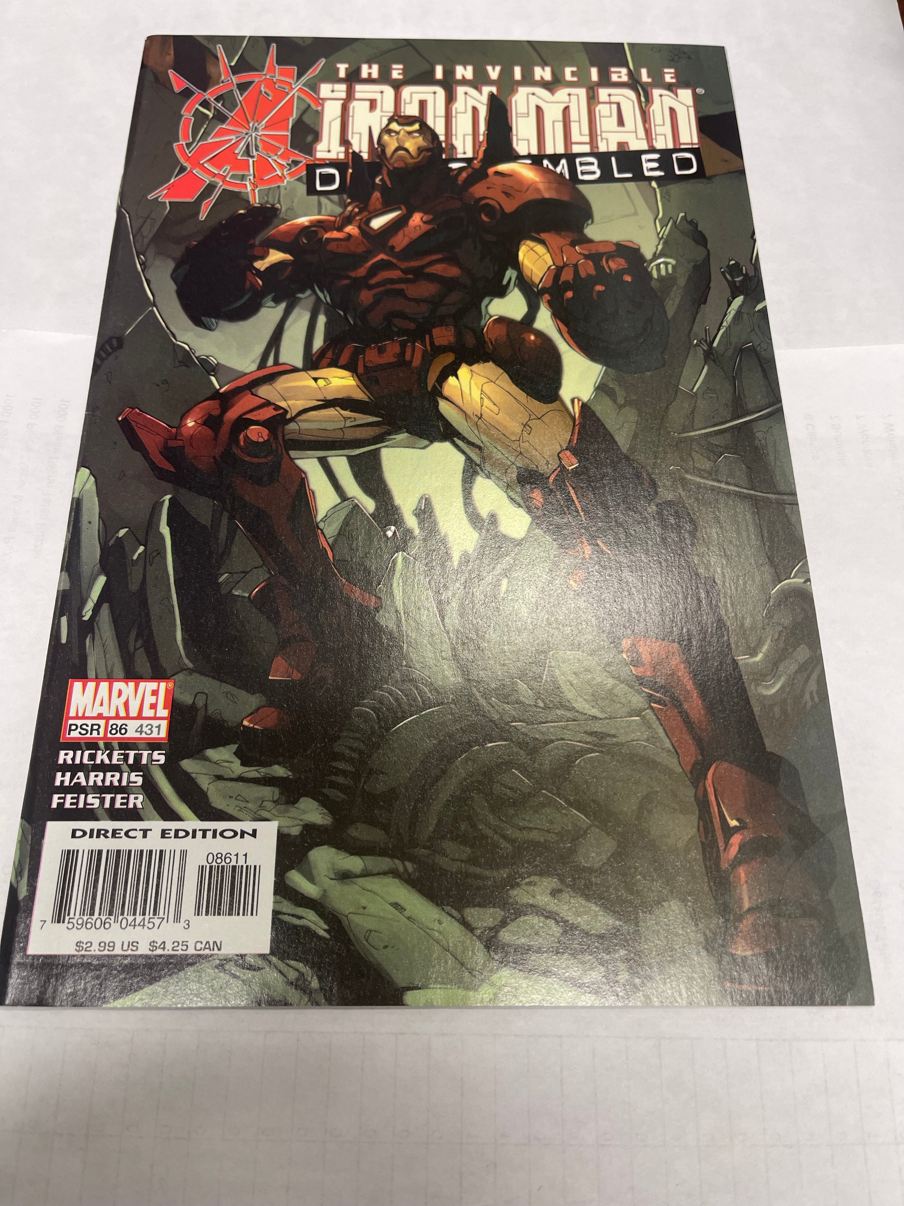 Invincible Iron Man Disassembled #86 September 2004 | Dragon's Lair Comics and Fantasy Houston TX