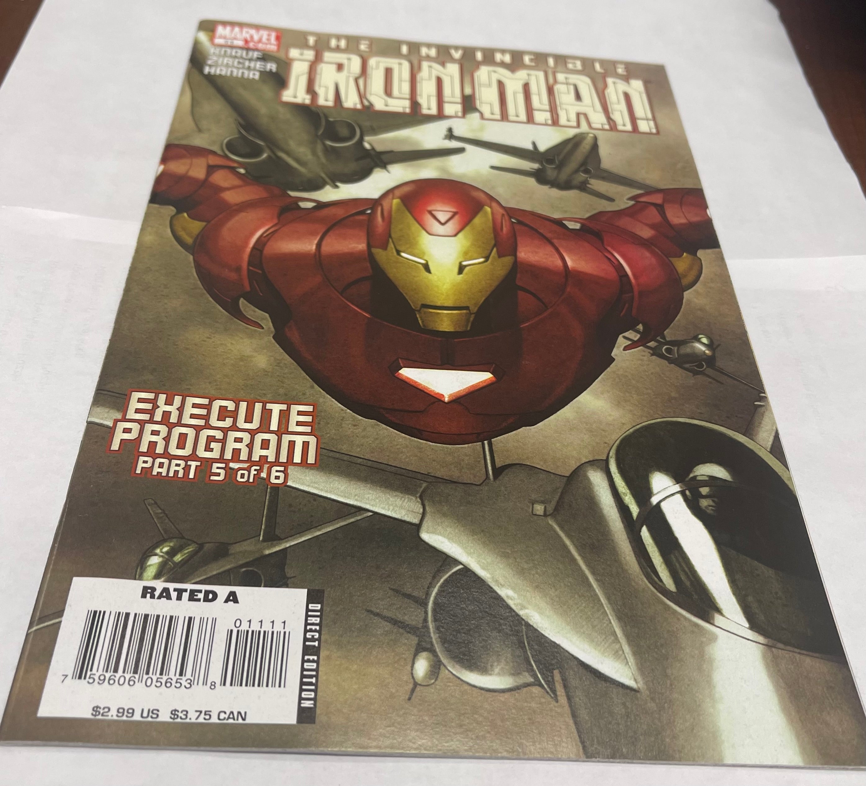 Invincible Iron Man Execute Program #5/6 November 2006 | Dragon's Lair Comics and Fantasy Houston TX