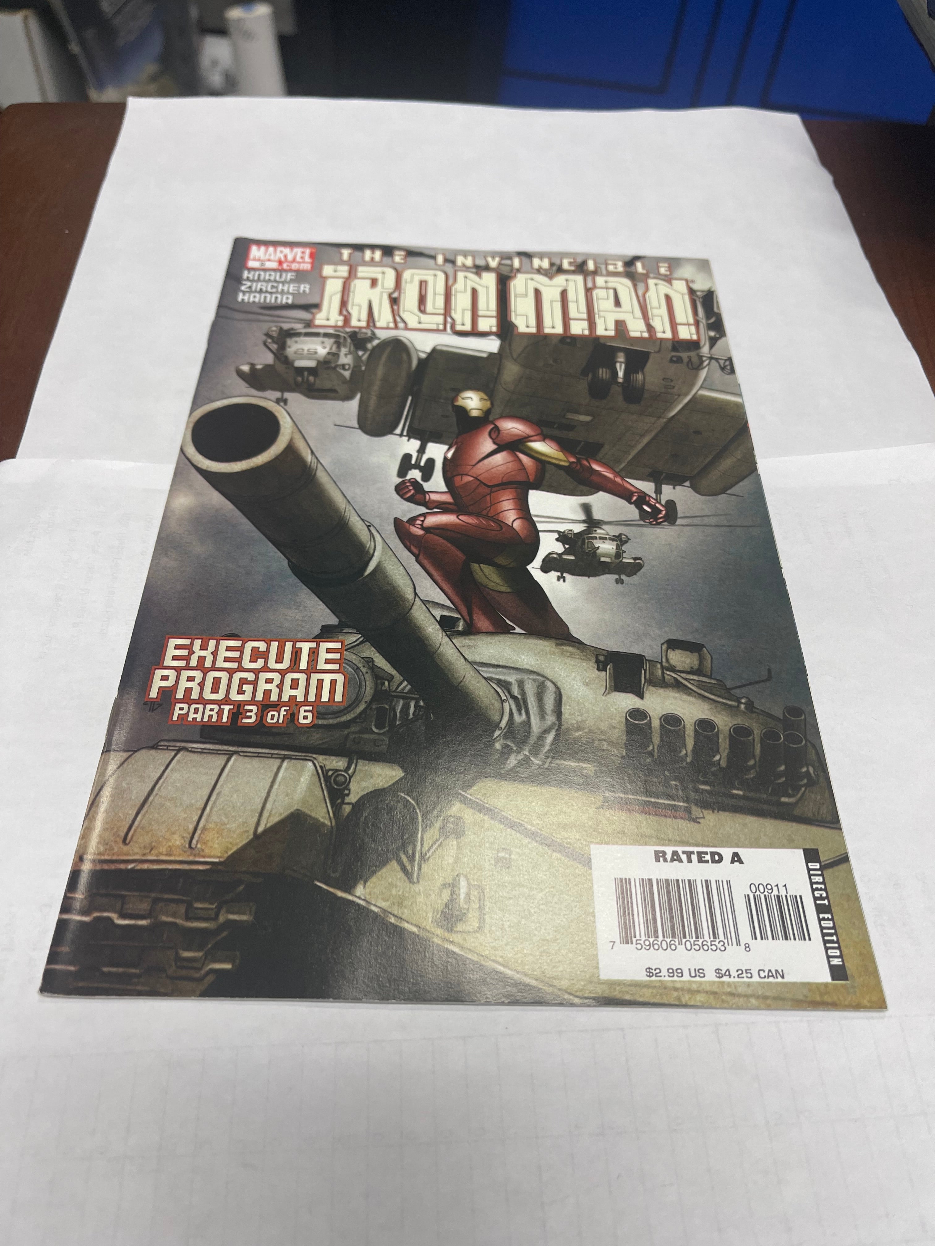 Invincible Iron Man Execute Program #3/6 August 2006 | Dragon's Lair Comics and Fantasy Houston TX