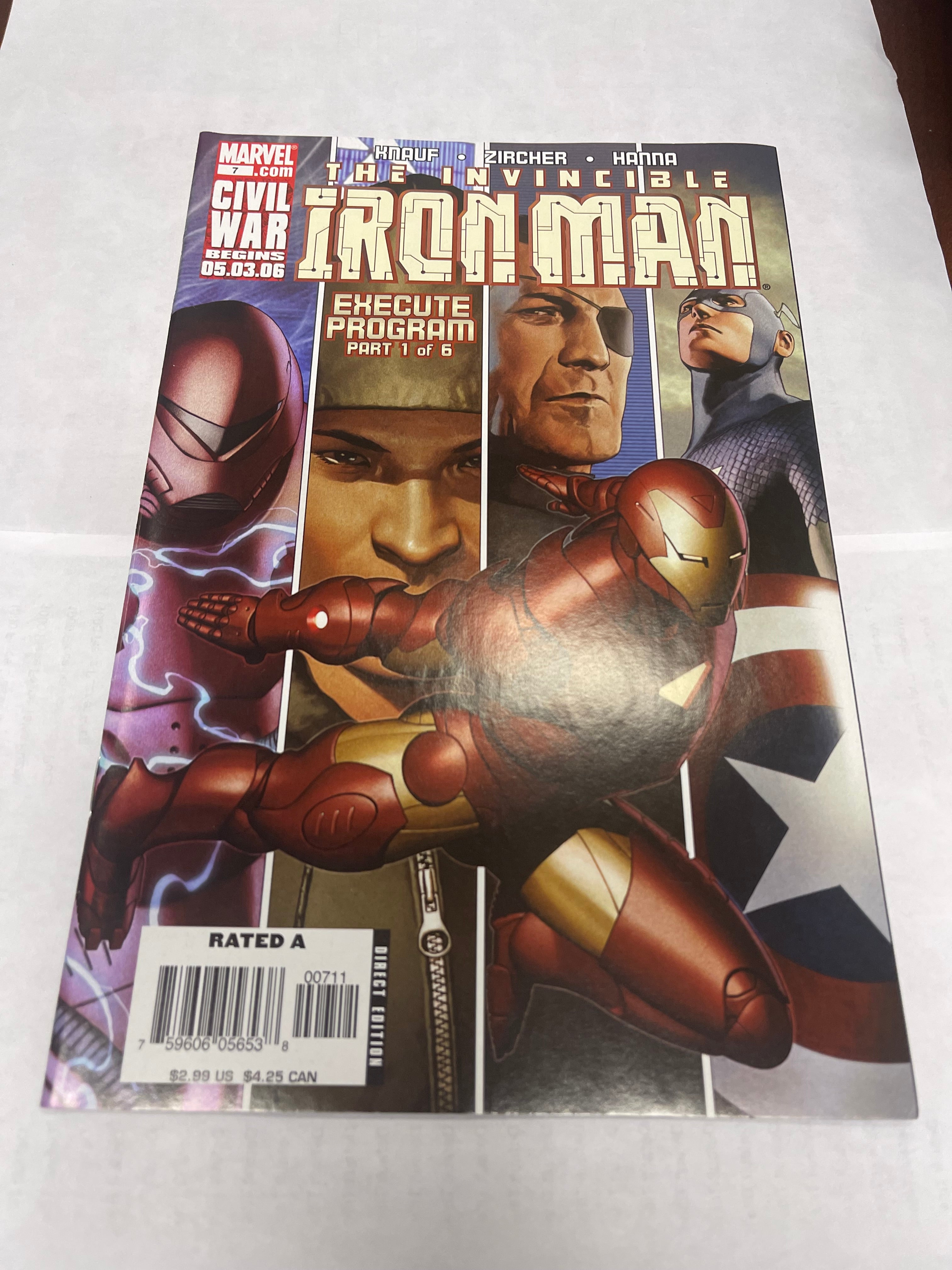 Invincible Iron Man Execute Program #1/6 June 2006 | Dragon's Lair Comics and Fantasy Houston TX