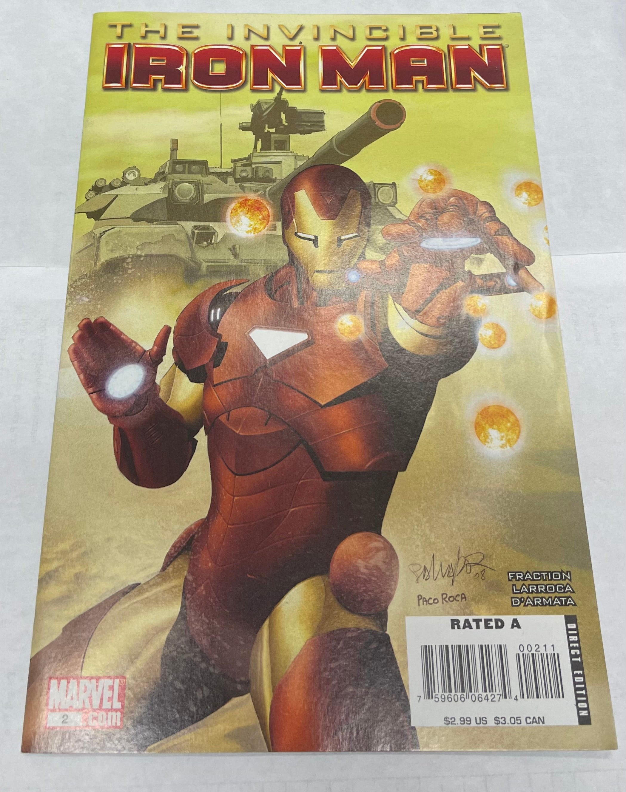 Invincible Iron Man #2 August 2008 | Dragon's Lair Comics and Fantasy Houston TX