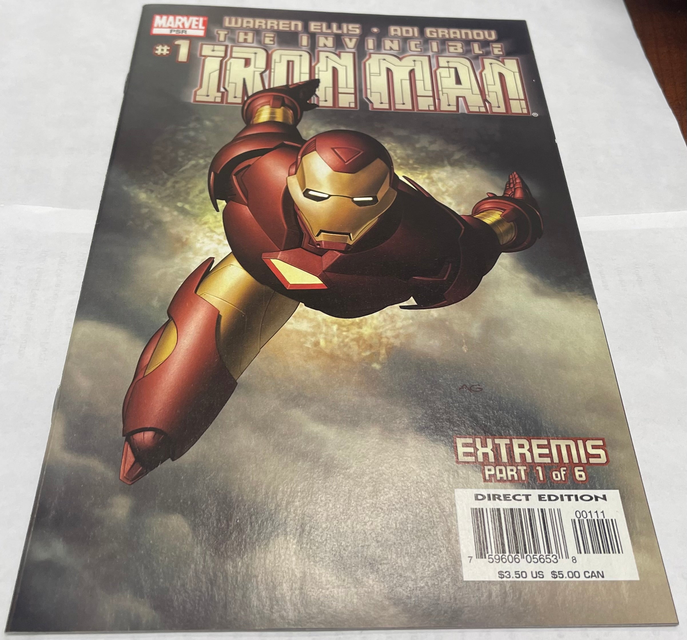 Invincible Iron Man #1 January 2005 | Dragon's Lair Comics and Fantasy Houston TX