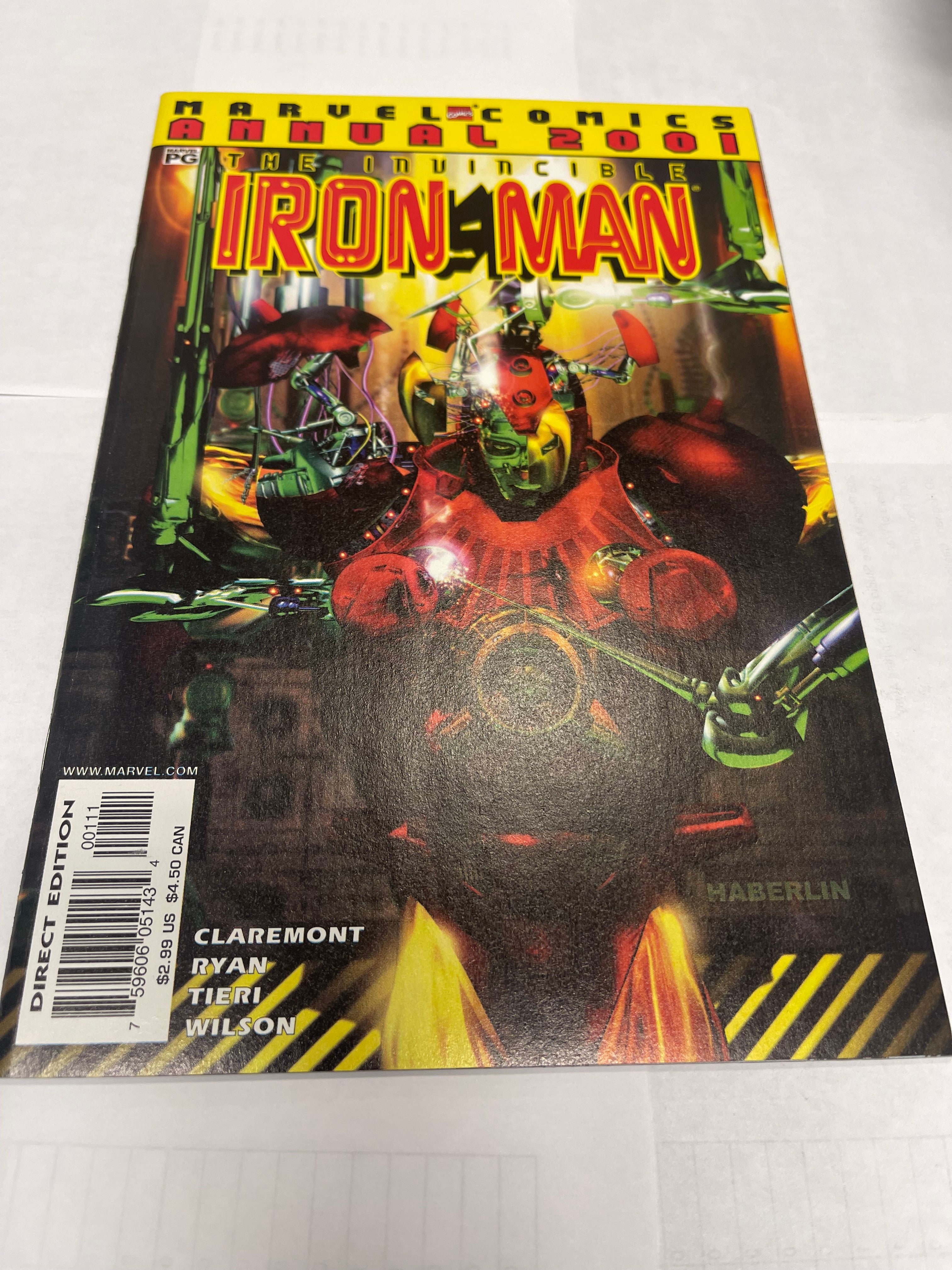Invincible Iron Man Annual #1 2001 | Dragon's Lair Comics and Fantasy Houston TX