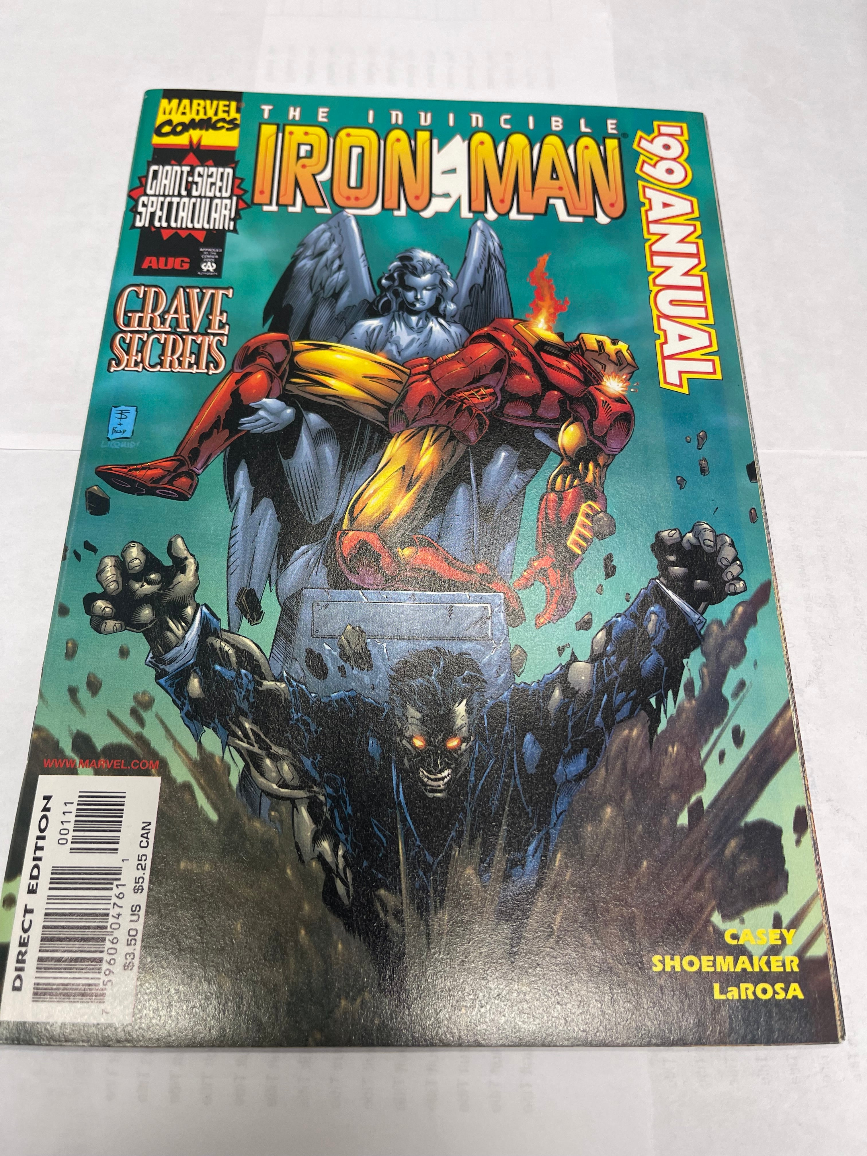 Invincible Iron Man Annual #1 1999 | Dragon's Lair Comics and Fantasy Houston TX